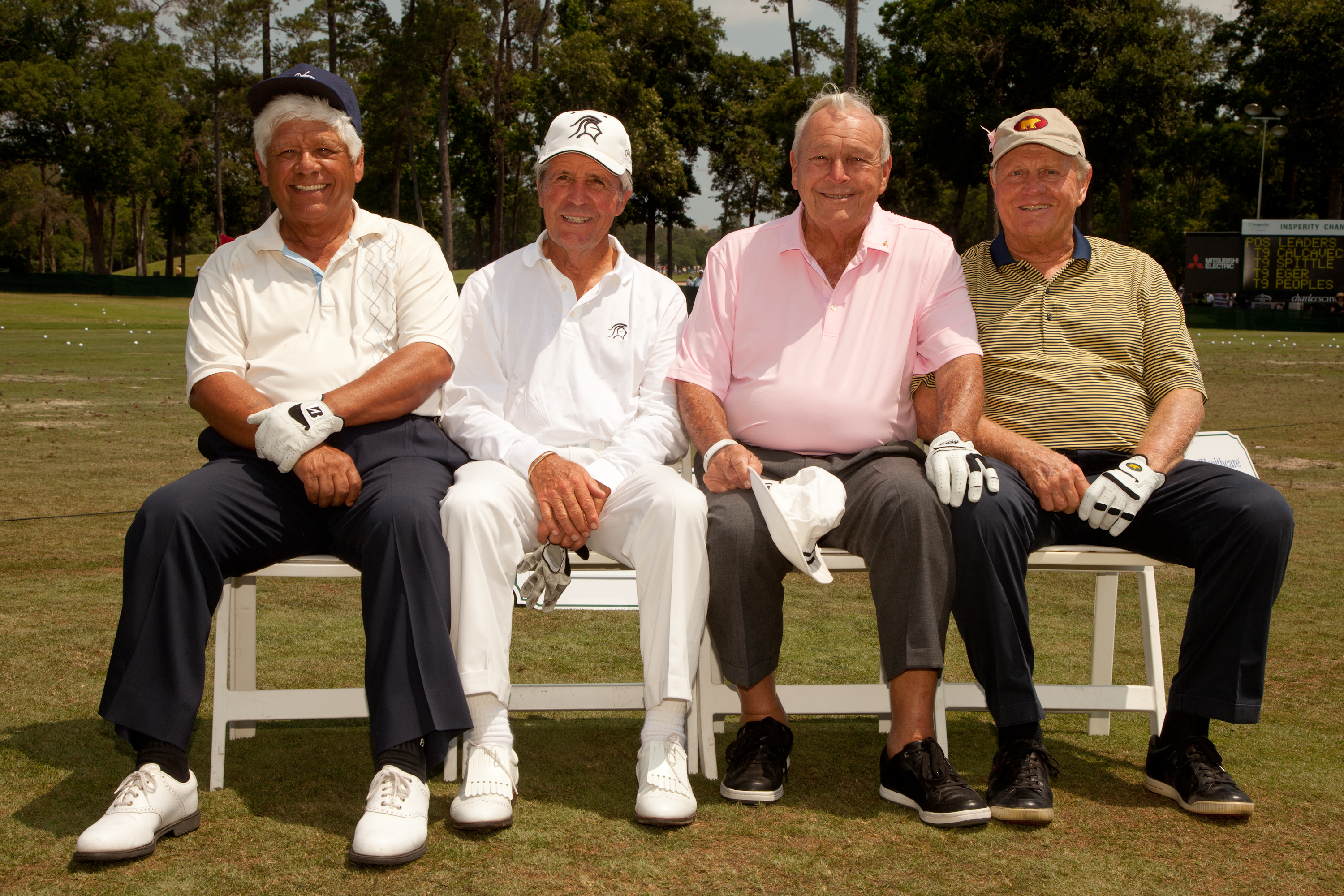 Lee Trevino, Gary Player, Arnold Palmer and Jack Nicklaus are teaming up (Photo: Getty Images)