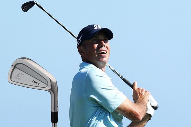 Matt Kuchar is playing the new J15 CB irons in a custom black oxide finish (Getty Images)