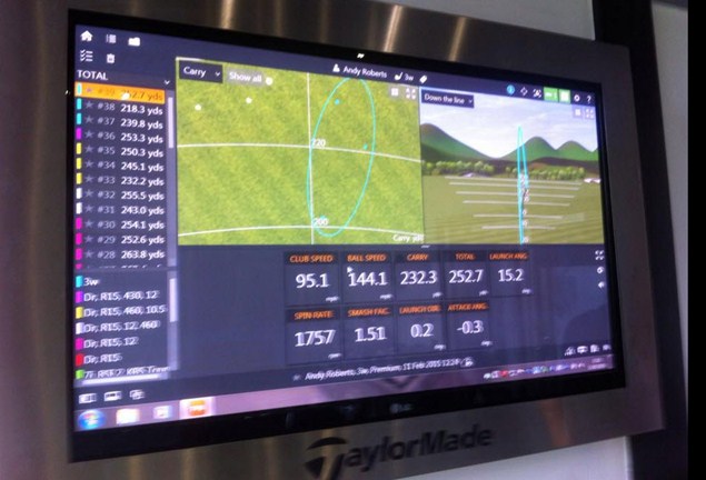 Shot data with the TaylorMade AeroBurner 3 wood