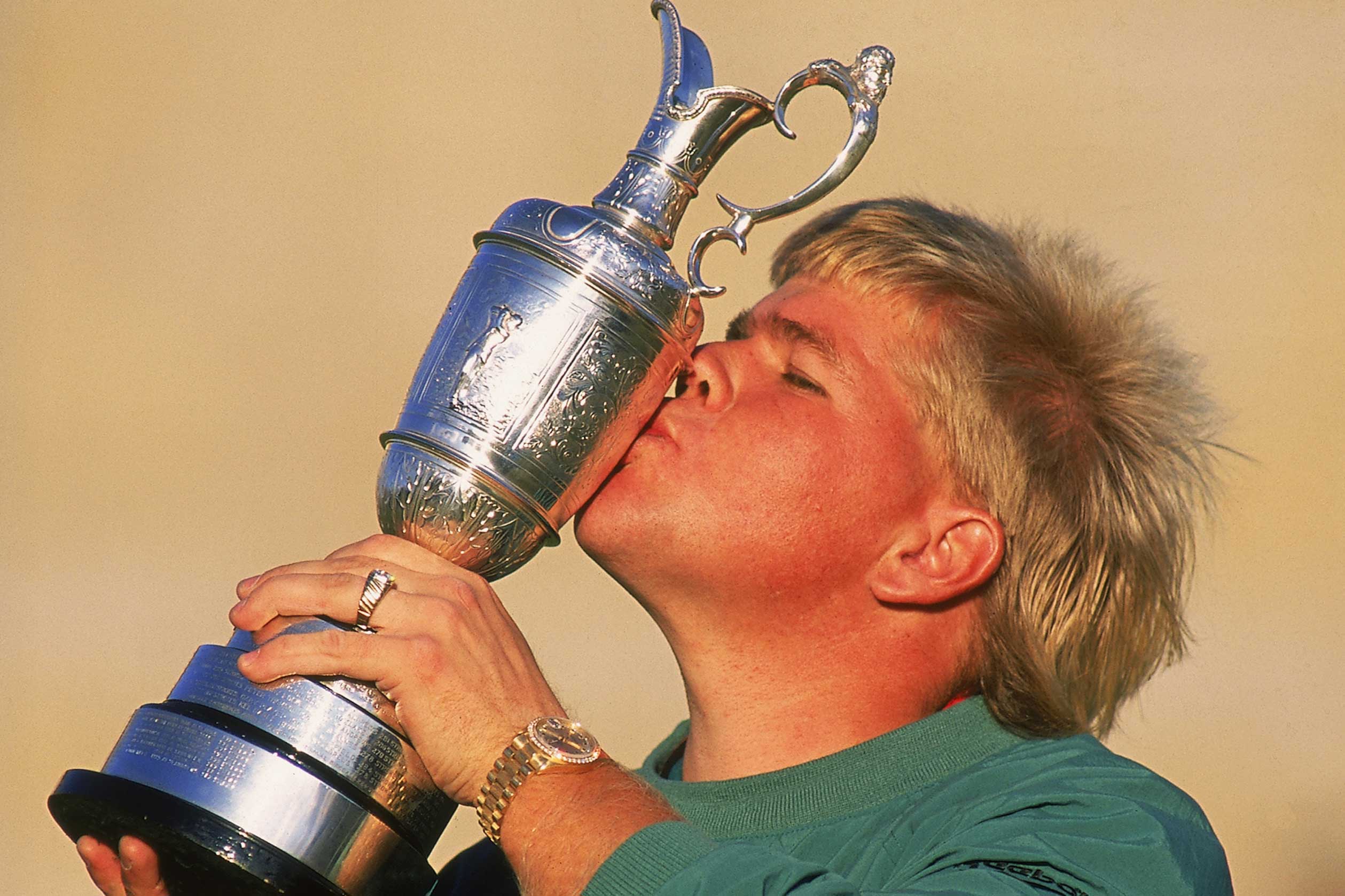 John Daly kisses the Claret Jug in 1995 (Photo: Getty Images)