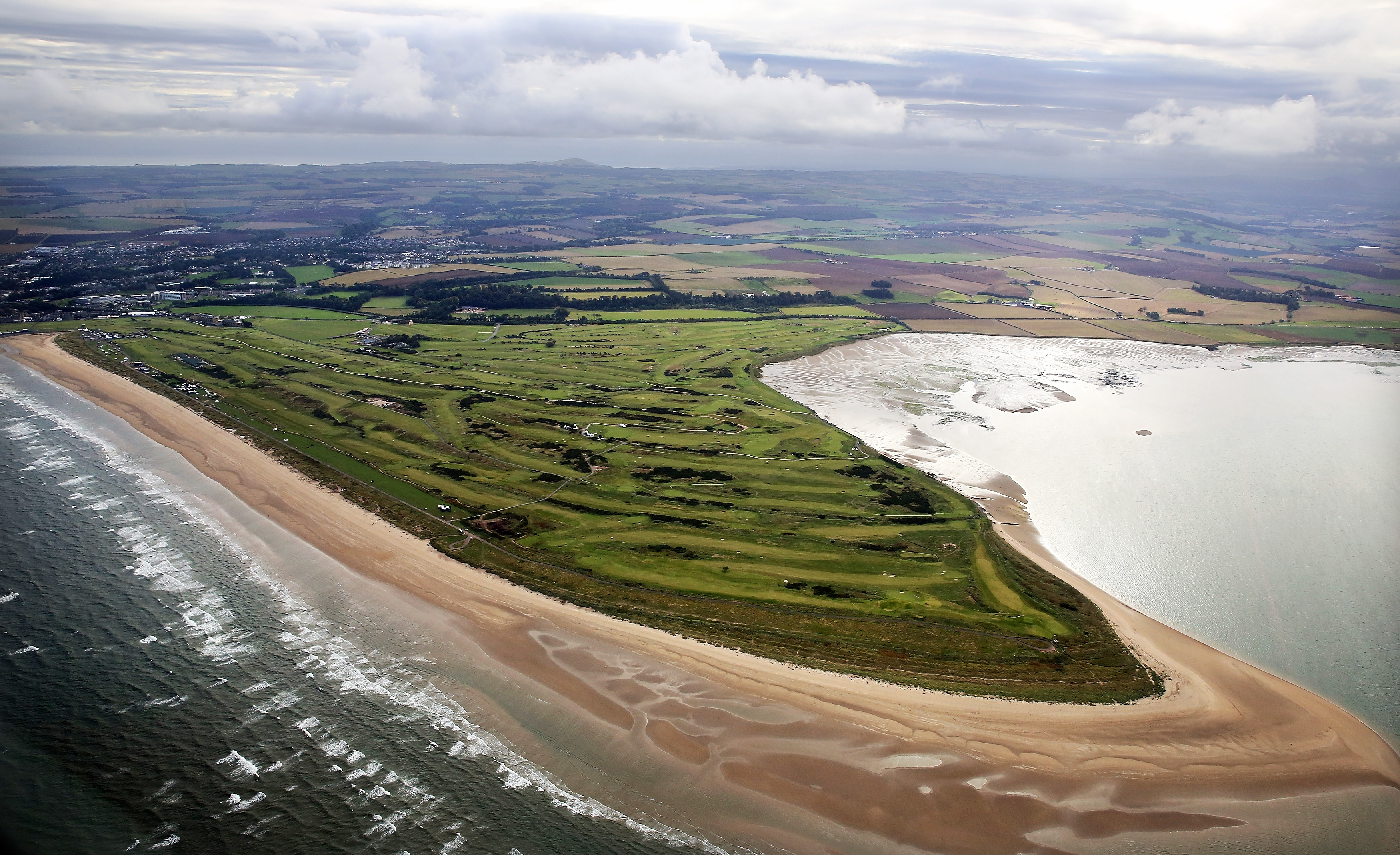 The Old Course nestles between the Eden course and the New course at St Andrews (Photo: David Cannon/Getty Images)