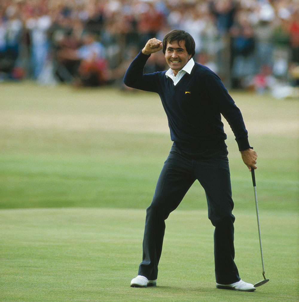 Seve Ballesteros won the Open at St Andrews in 1984 by (Photo: David Cannon/Getty Images)