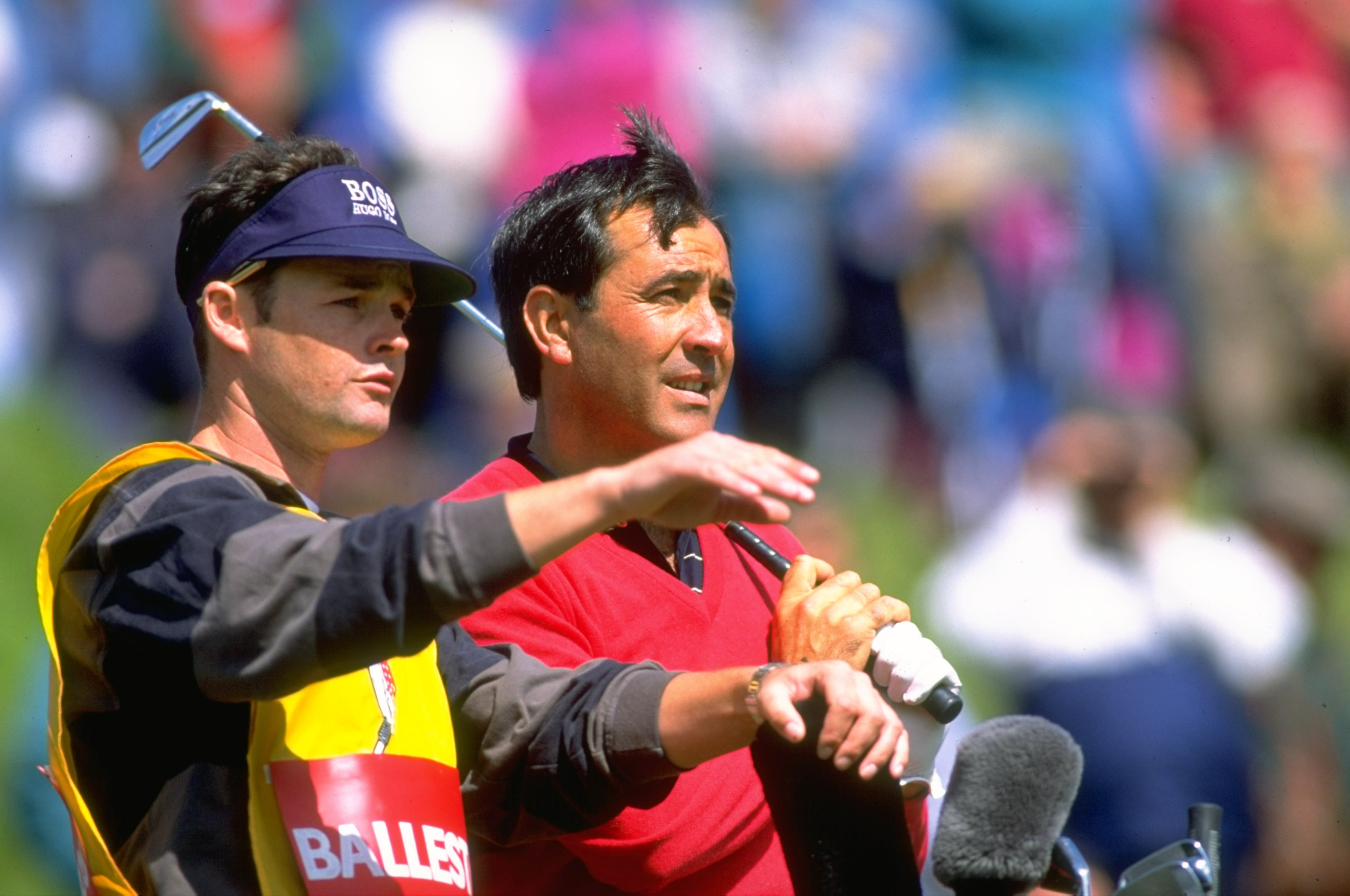 Foster was Seve's bagman from 1990 to 1995 (Photo: Getty Images)