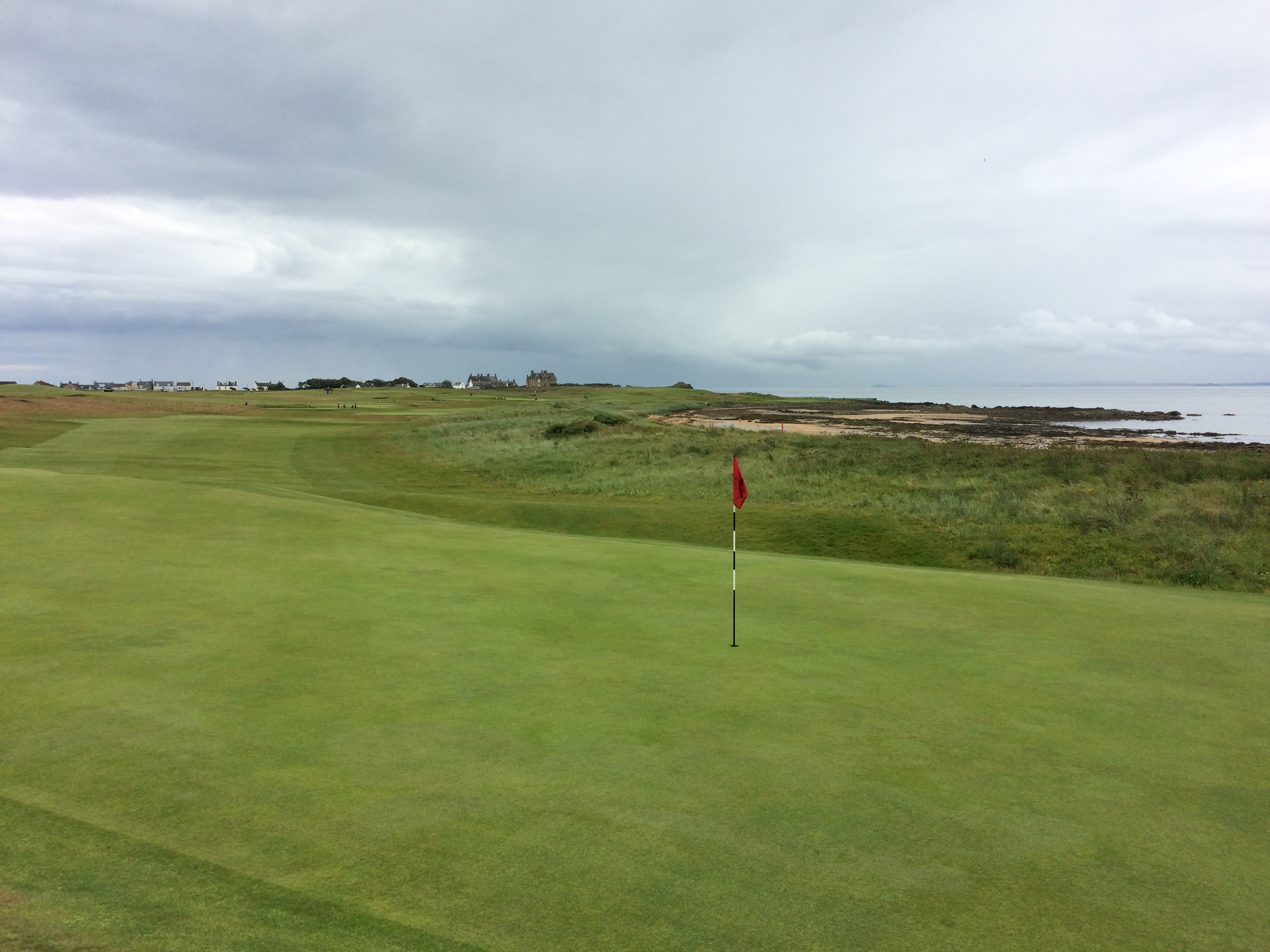 Elie's stretch of holes from the 10th to the 13th huge the shoreline