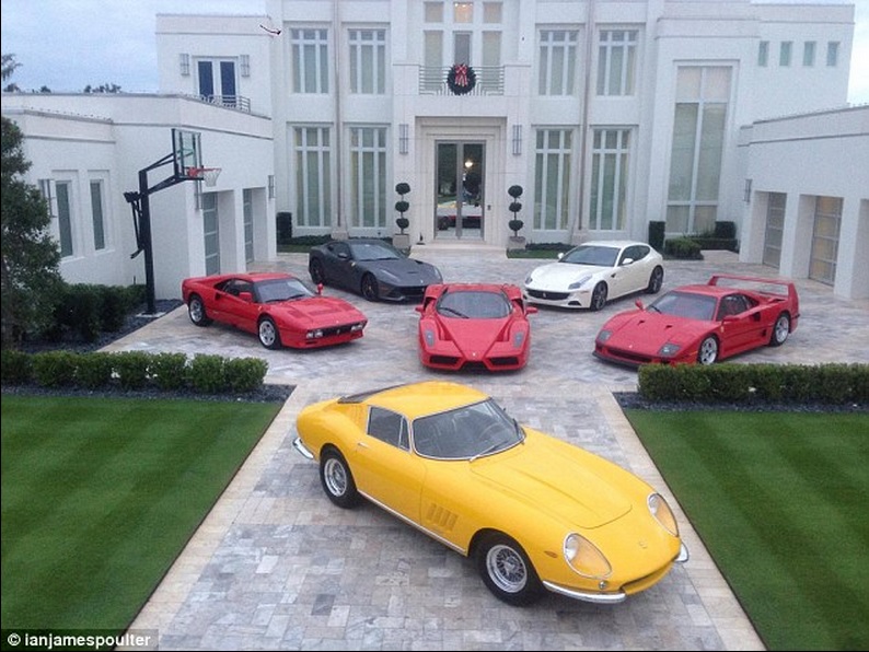 Ian Poulter owns five Ferraris (Photo: Getty Images)