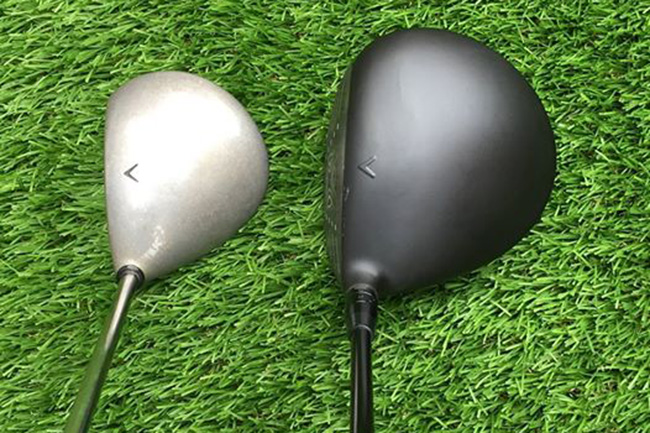 The original Big Bertha driver is 190cc, as opposed to today's 460cc