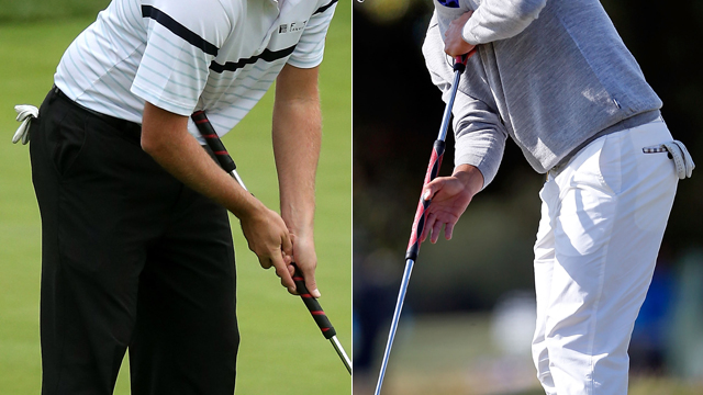 Putting strokes that are now not allowed under Rule 14-1b (Photo: Getty Images)