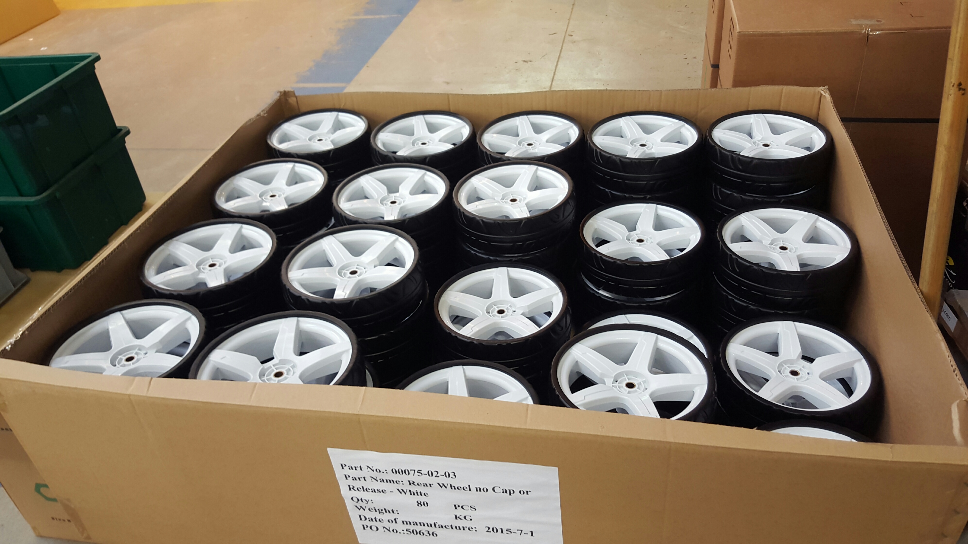 Wheels are removable, and Winter Wheels are available 