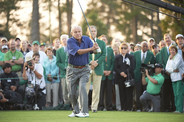 Arnold Palmer holds the record for consecutive Masters appearances (Photo: Getty Images)