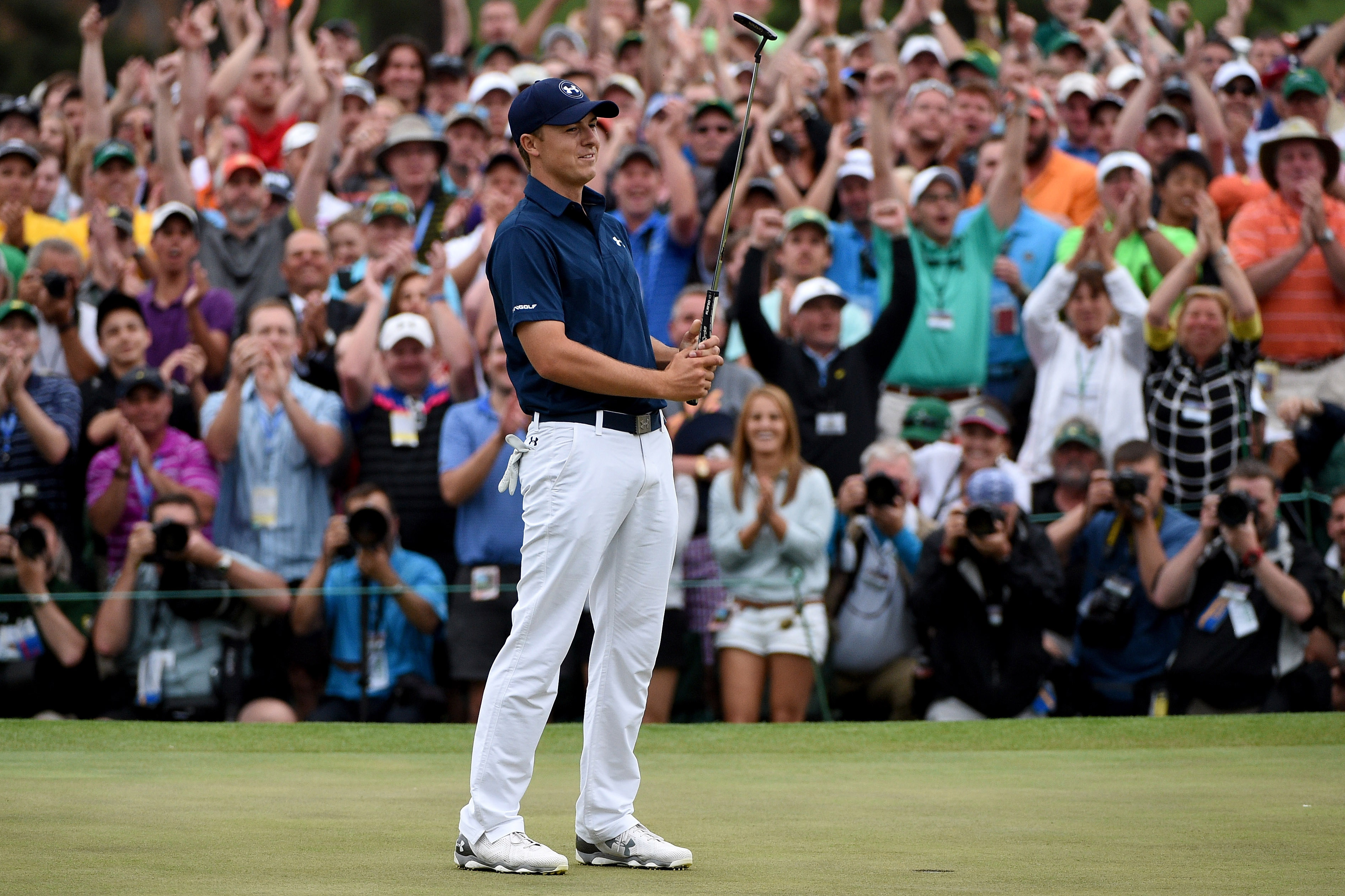 Jordan Spieth tore the birdie book to shreds in 2015 (Photo: Getty Images)