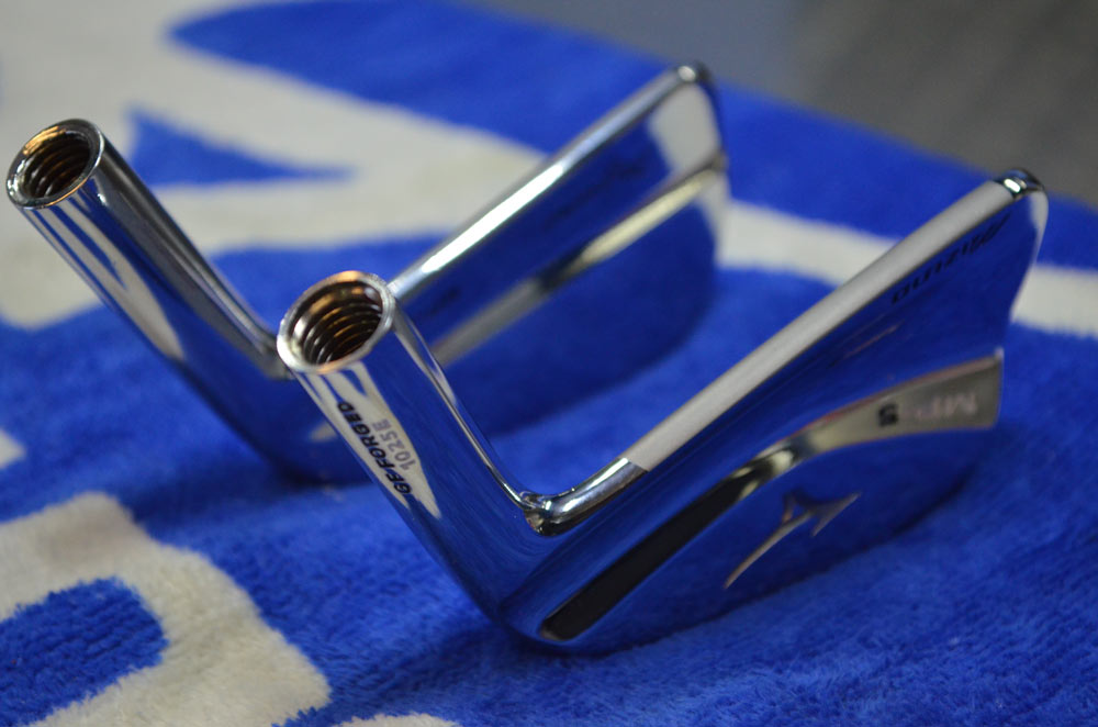 Faldo's old MP-9 and new MP-5 irons