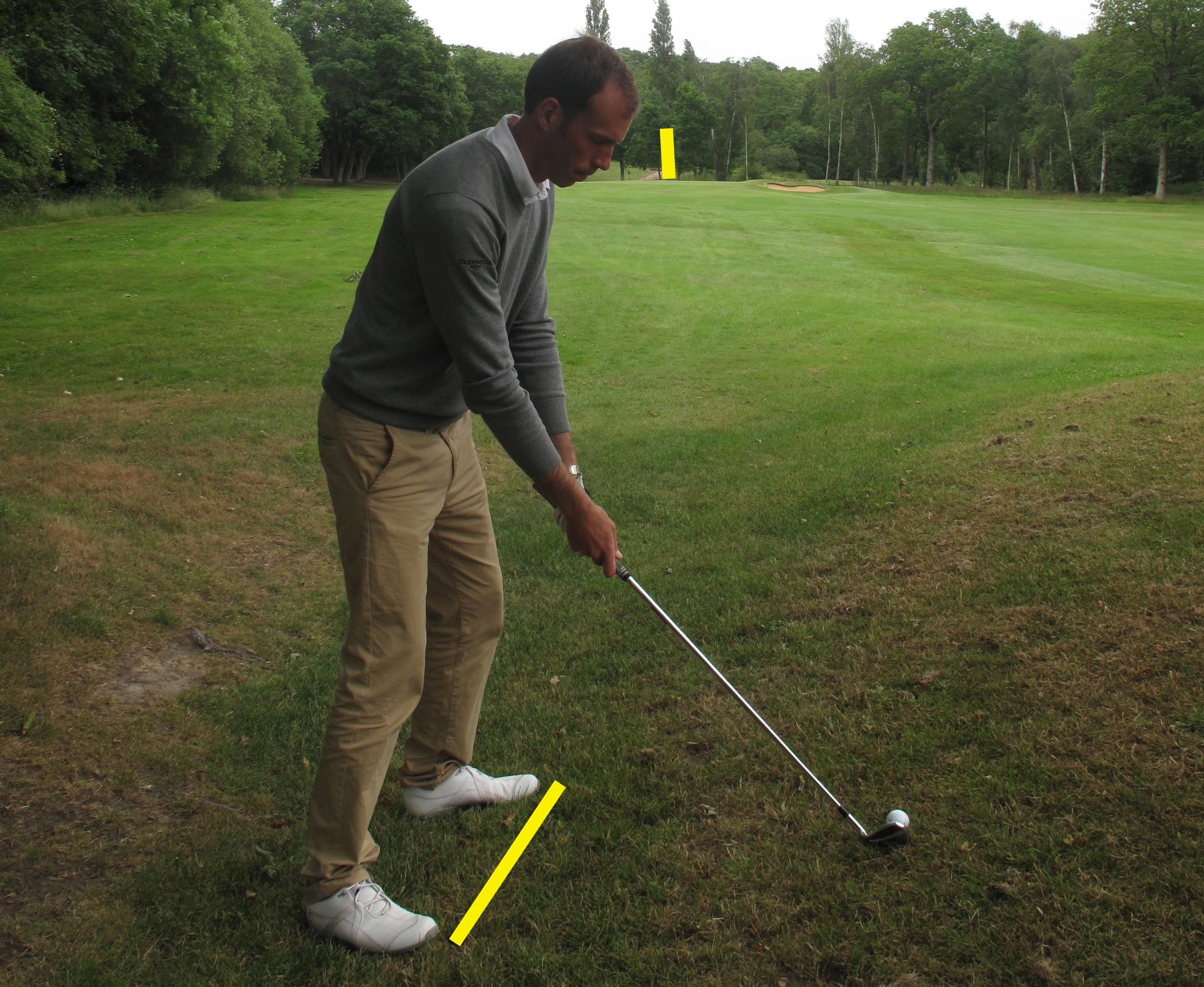 How to play golf shots when the ball is above and below you feet