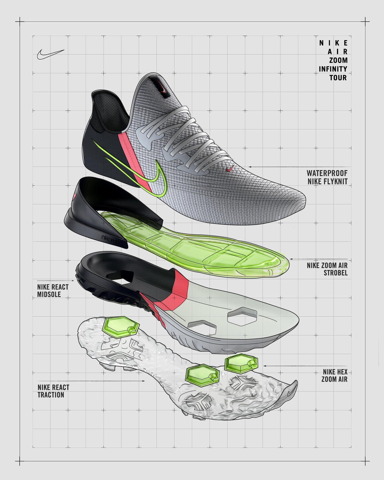 Nike Golf reveals Brooks Koepka's Air Zoom Infinity Tour golf shoe