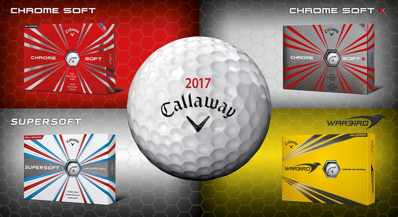 Callaway introduces Chrome Soft X as part of 2017 golf ball range