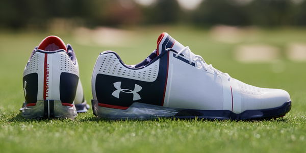 Jordan Spieth wears limited edition Presidents Cup Spieth One shoe