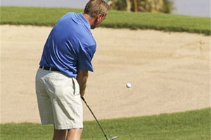 Cranfield: Lob shot over a bunker