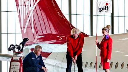Branson lauds Golf Live, Virgin partnership