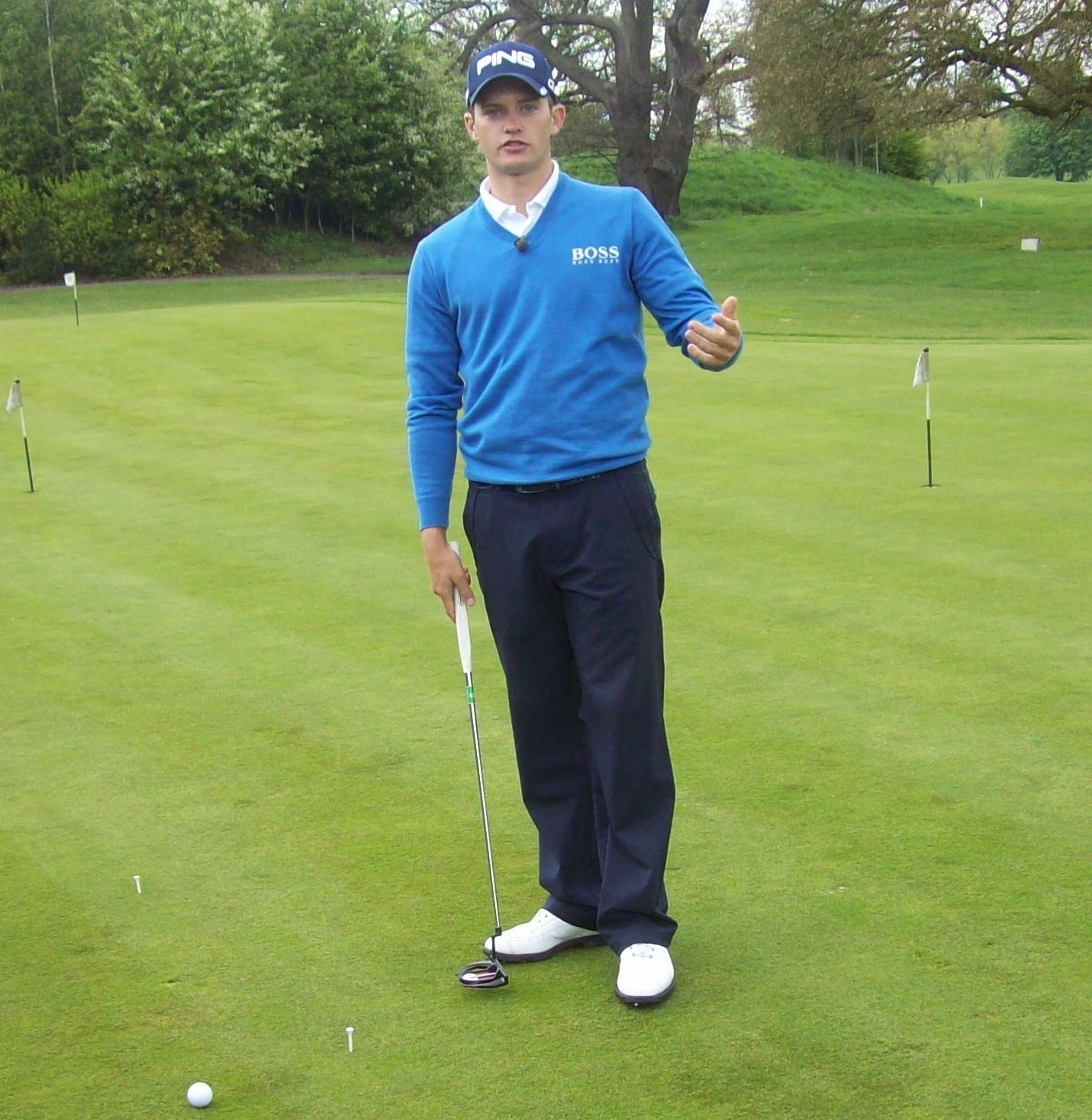 Tom Lewis putting clinic: Holing out