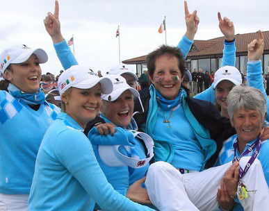 Twitter initiative on LPGA caddie bibs