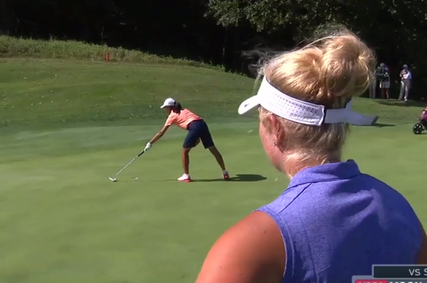 US Girls Junior semi-final ends with controversial tap-in putt