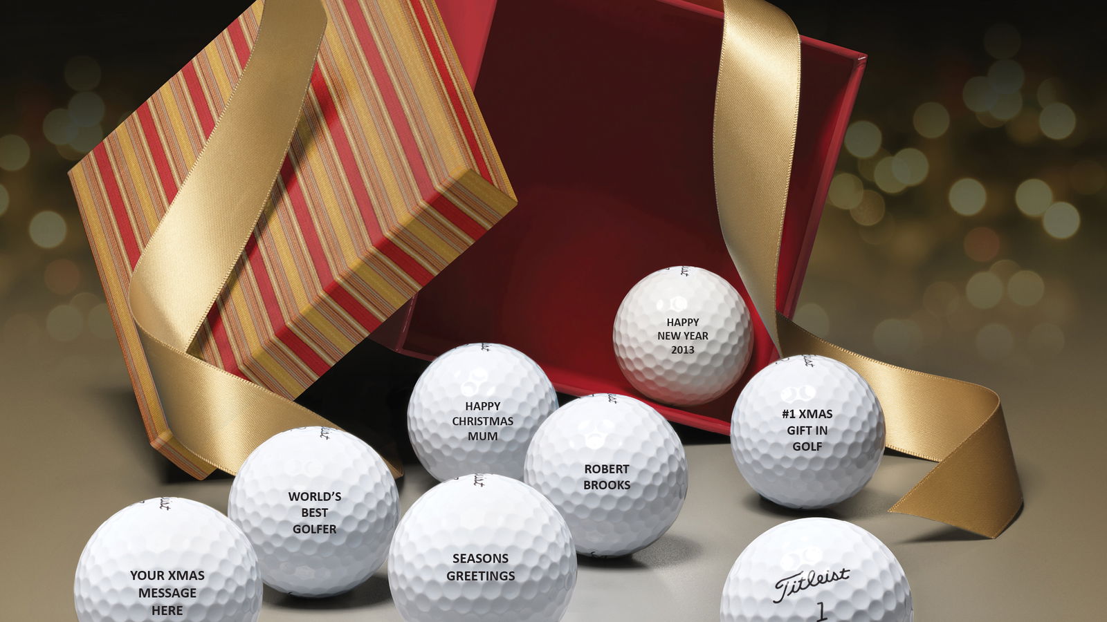 Free ball personalisation from Titleist