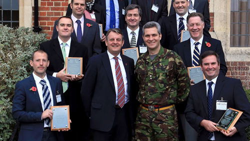 Soldiers salute PGA pros