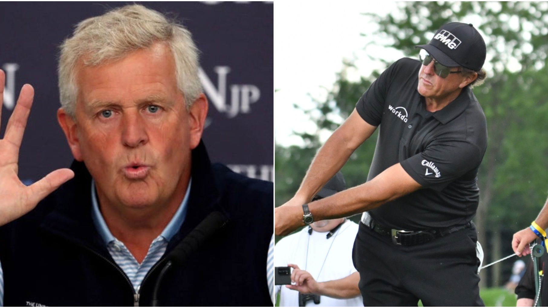 "Let's hope so" Colin Montgomerie wades in on Phil Mickelson drama