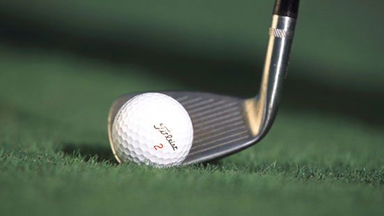 Golf Tips: toe down to chip, says Faldo