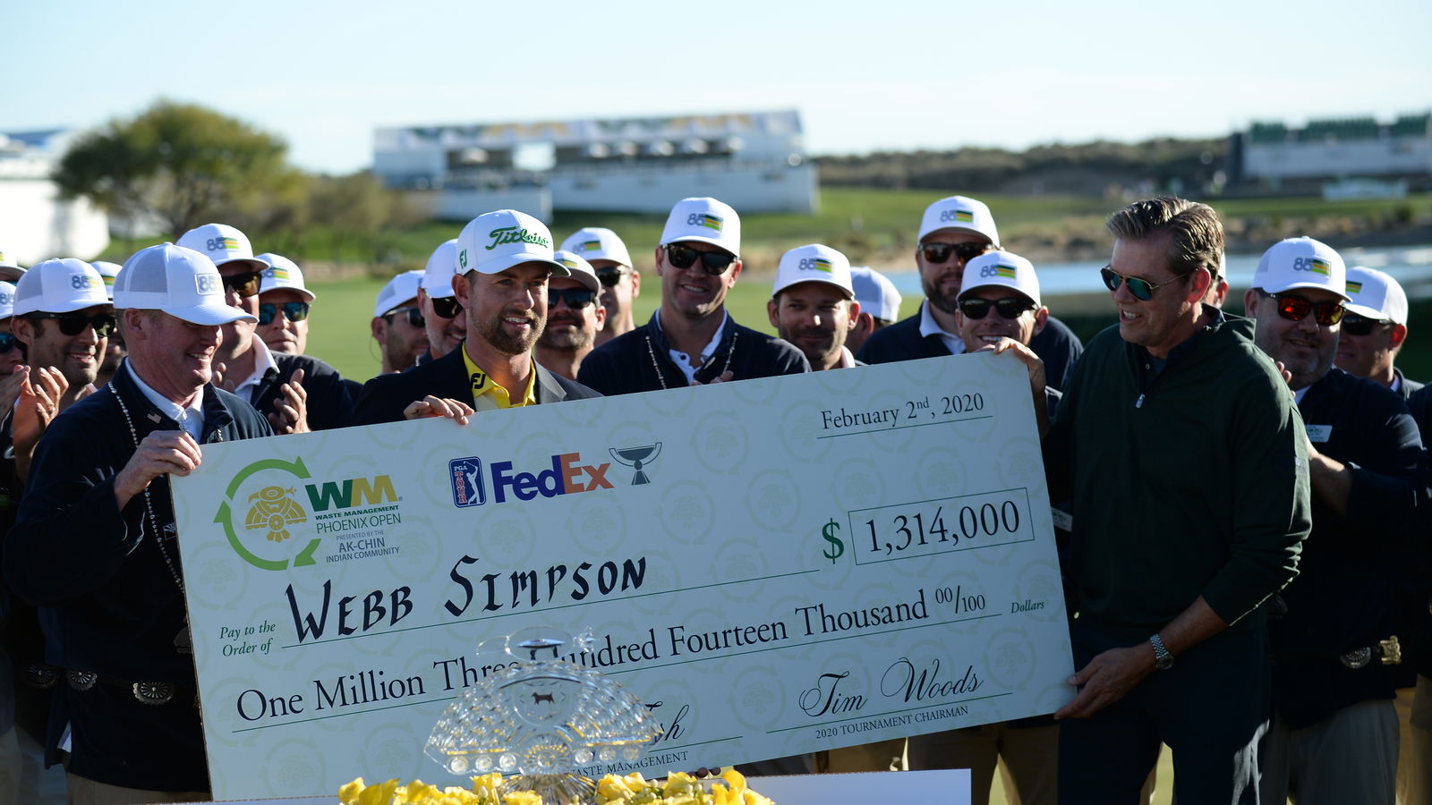 How much every golfer won at the Waste Management Phoenix Open