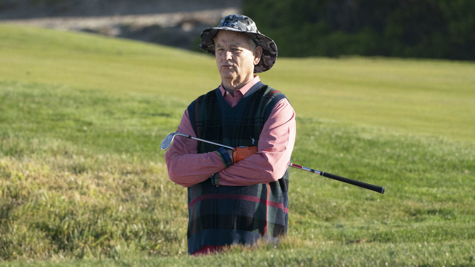 WATCH: Bill Murray's incredible, yet very illegal golf stunt...