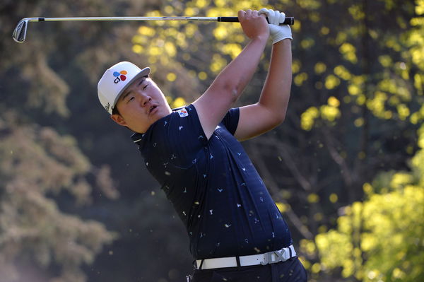 WATCH: Sungjae Im with the LUCKIEST golf shot of all time...