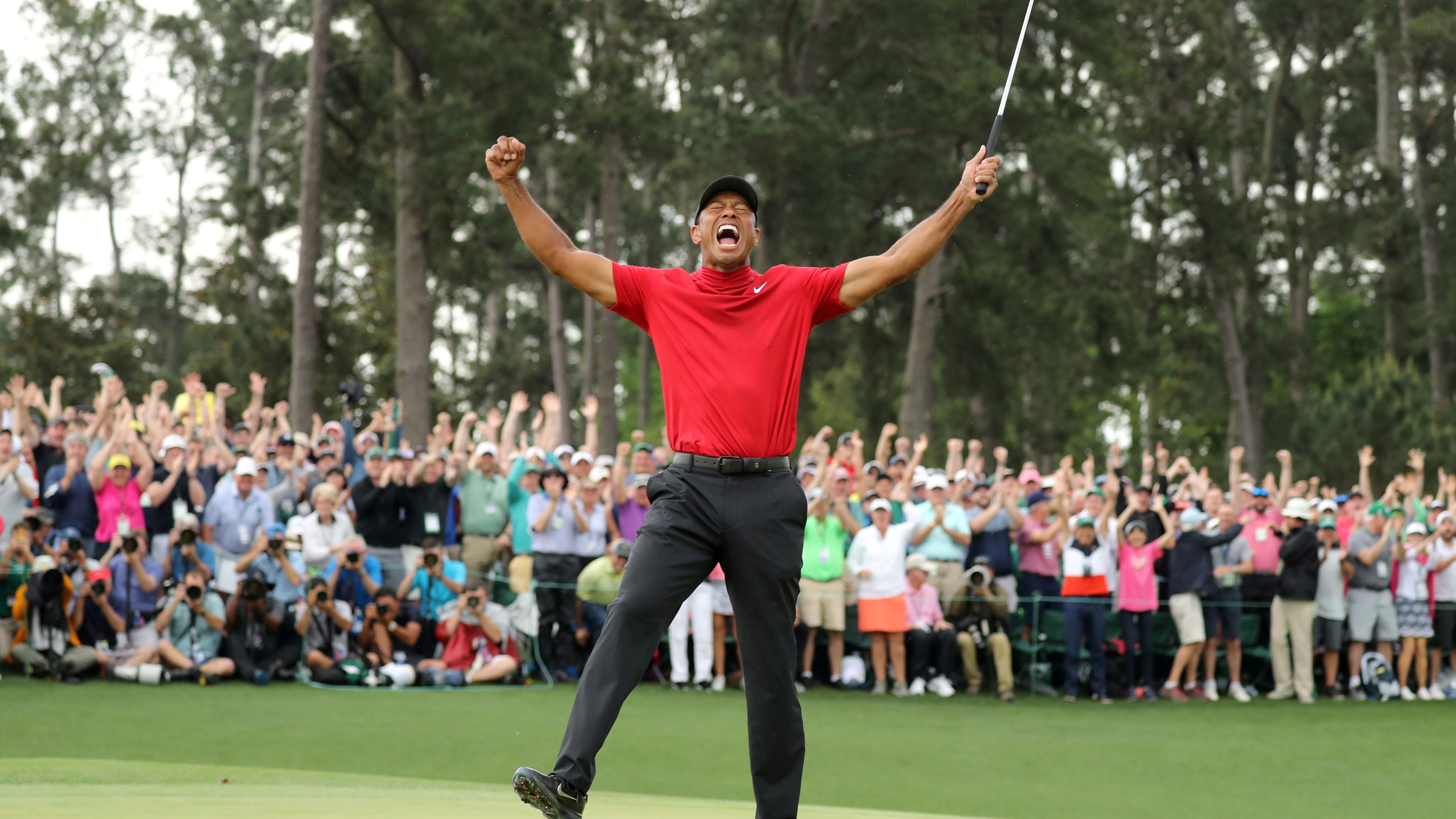 OUTFIT OF THE WEEK: Tiger Woods 2019 Masters Sunday Red
