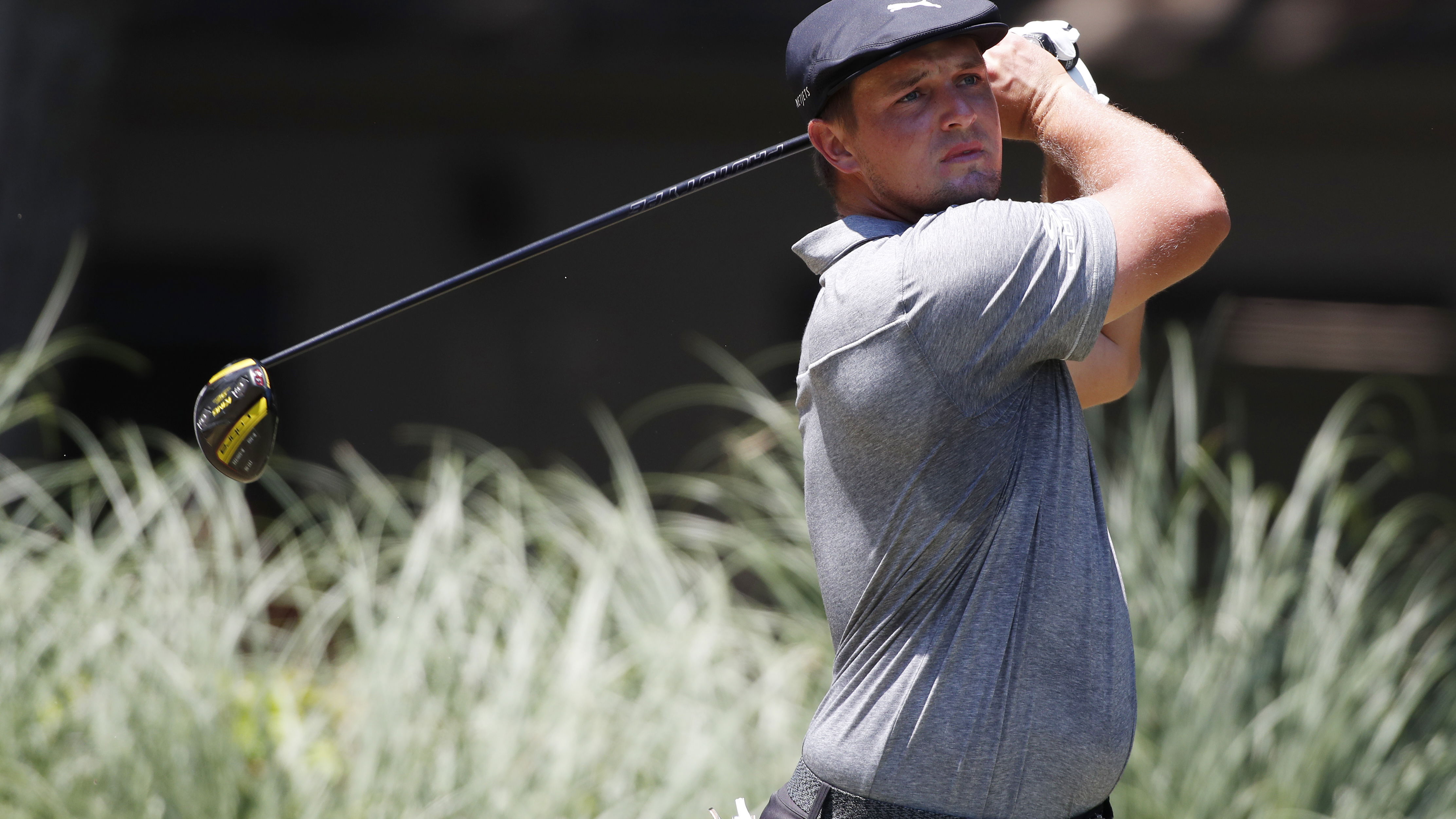 Bryson DeChambeau rips drive 423 YARDS down 1st hole at Memorial