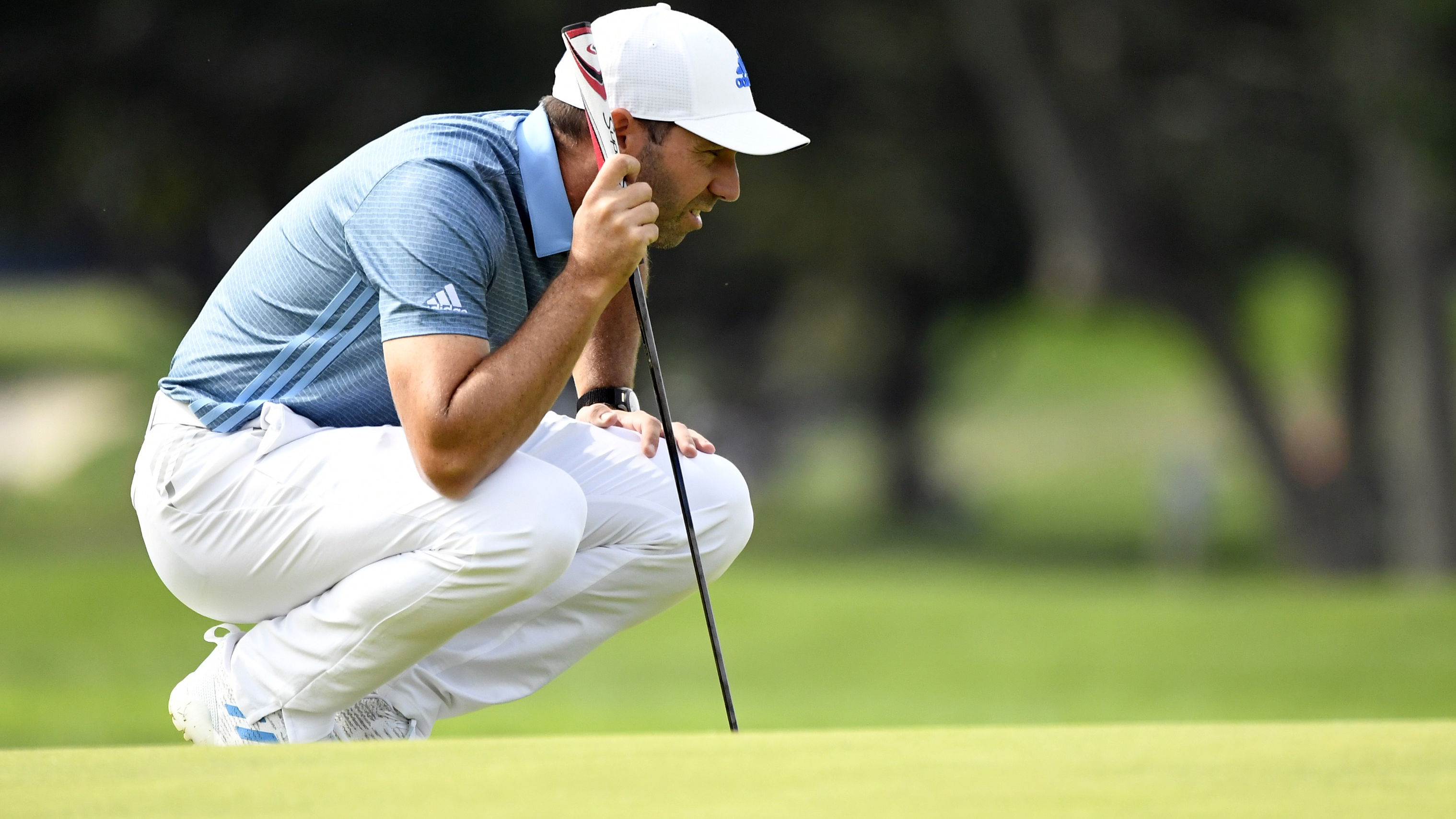 Sergio Garcia is actually putting with his EYES CLOSED on PGA Tour
