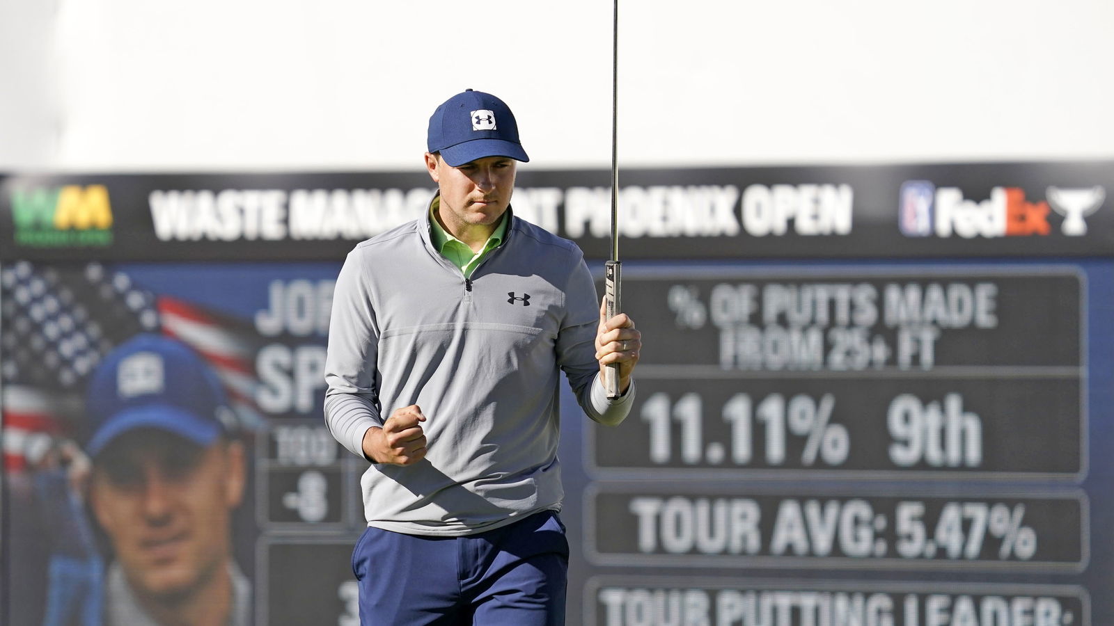 Jordan Spieth hits the front at Phoenix Open as social media EXPLODES!