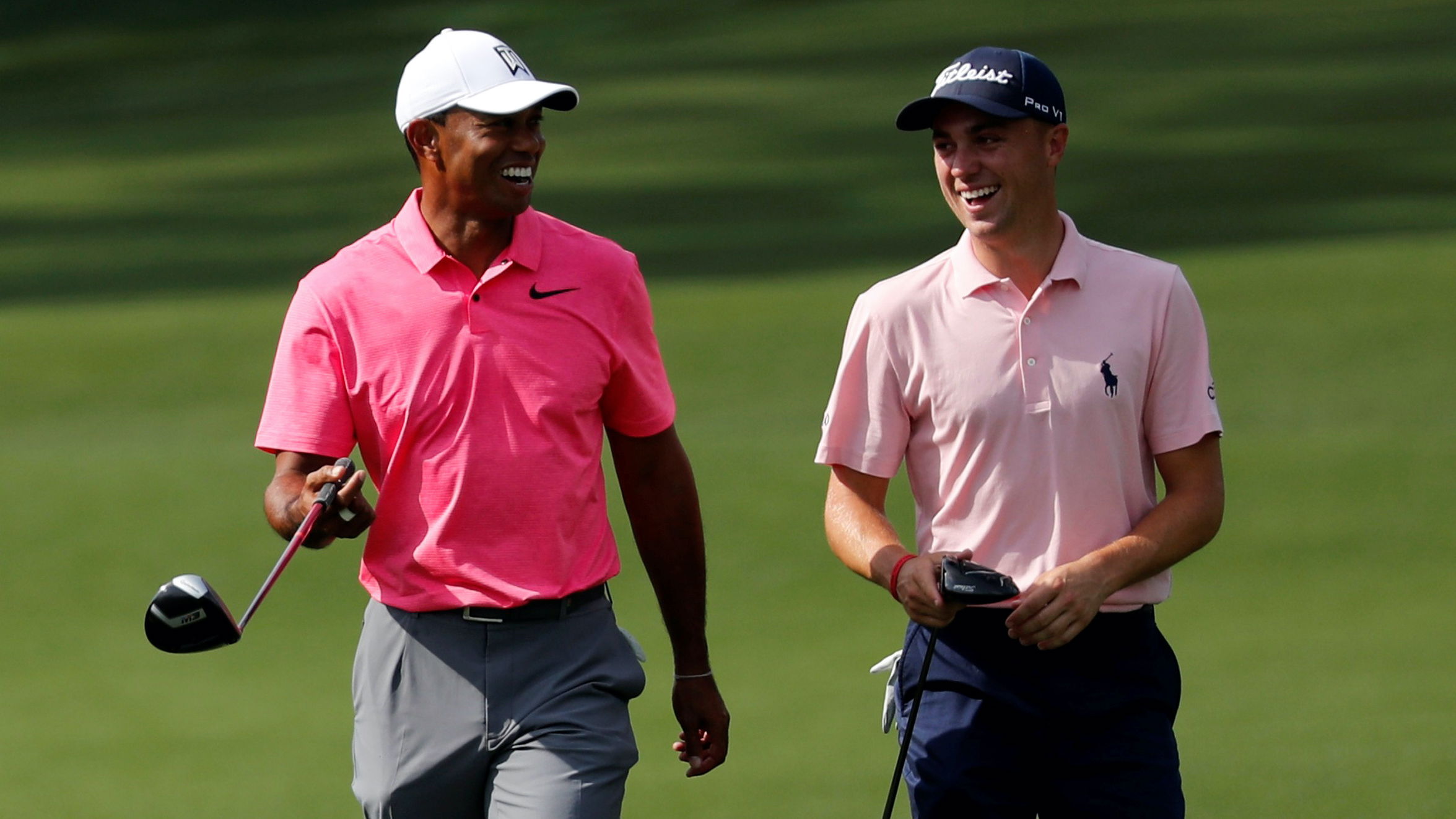 Tiger Woods plays 18 holes at Augusta then jets off before Masters call