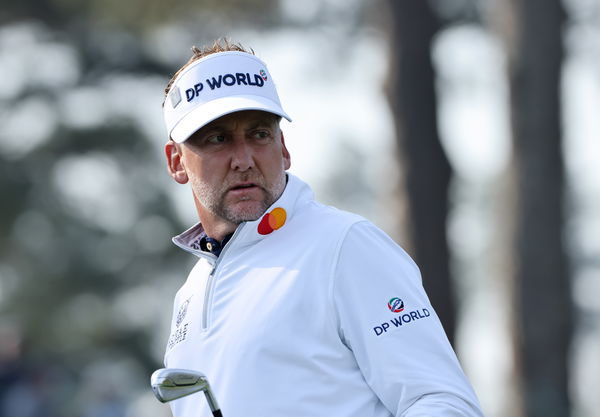 Ian Poulter reacts to his own MEGA-SHANK caught on camera at PGA Tour event