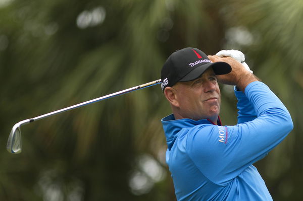 Stewart Cink leads with a RECORD score at the RBC Heritage on 16-under-par