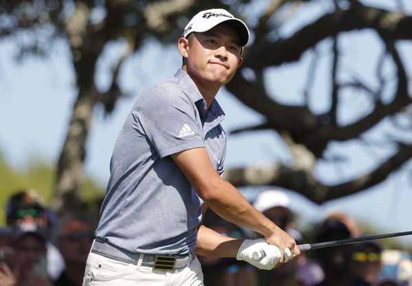 Golf fans react as Collin Morikawa almost SUFFERS BRUTAL horseshoe putt!