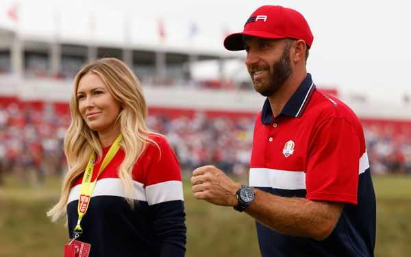 Dustin Johnson celebrates making individual history at Ryder Cup