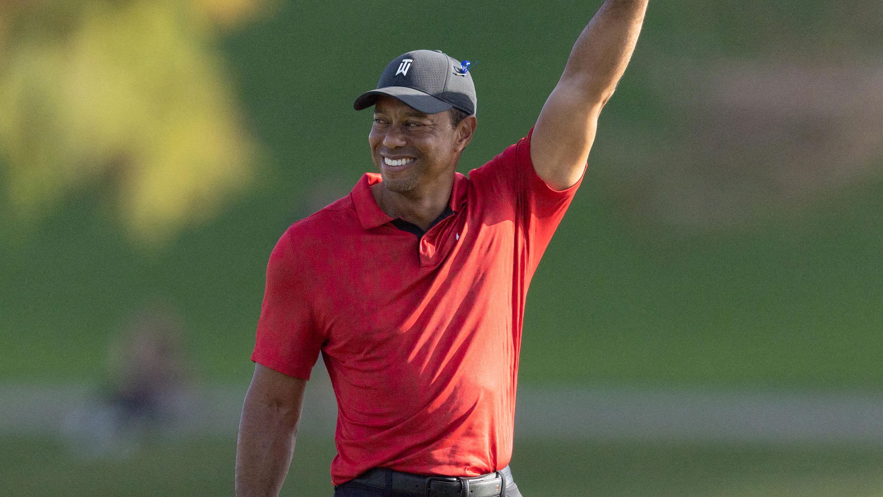 Tiger Woods PICTURED looking ready for The Masters at Augusta National