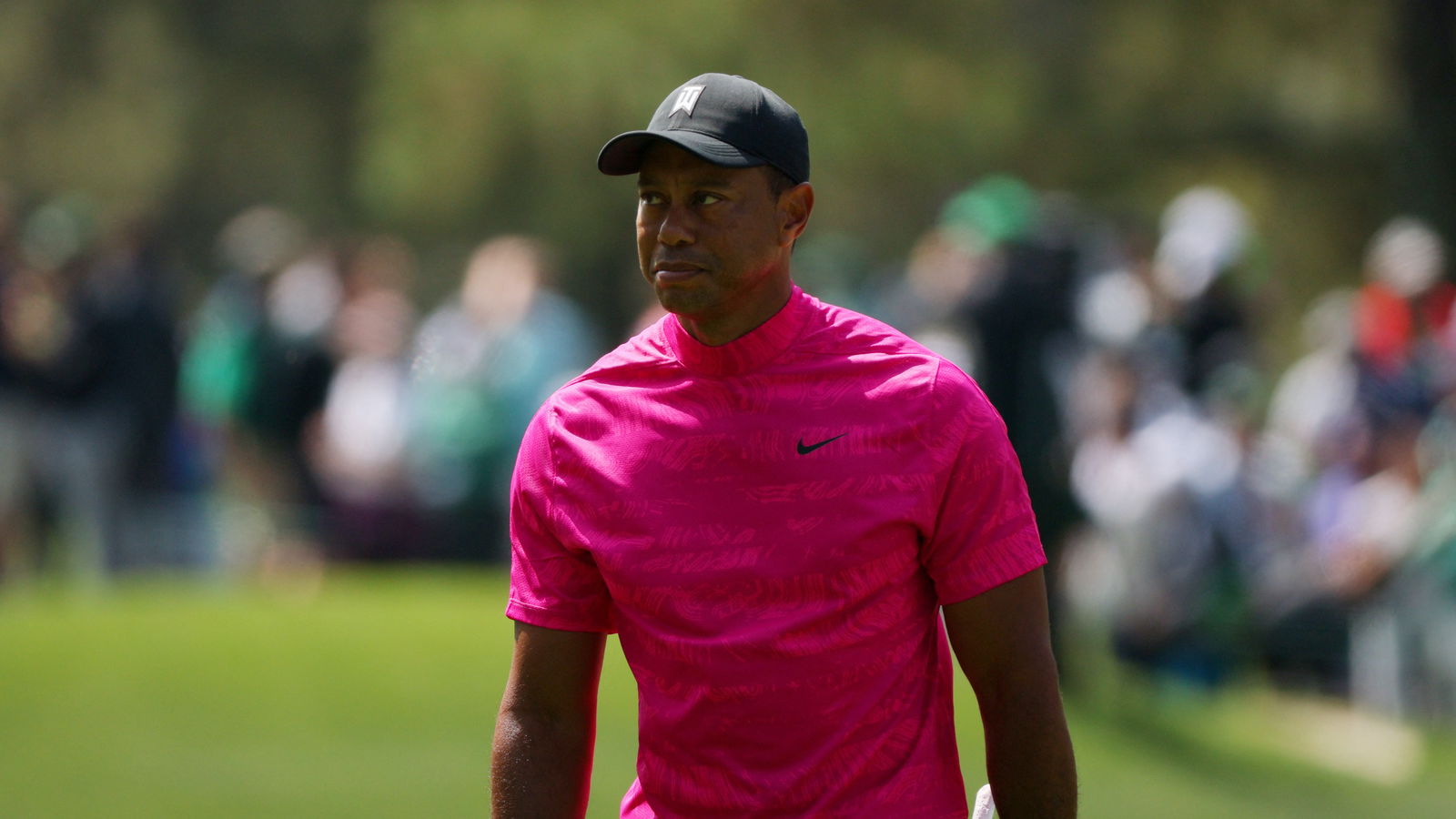 Tiger Woods almost makes hole-in-one and starts well at The Masters
