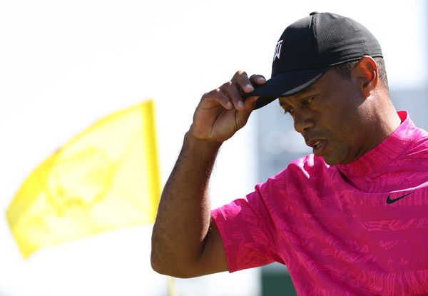 Golf fans react to Tiger Woods wearing a NEON PINK shirt at The Masters