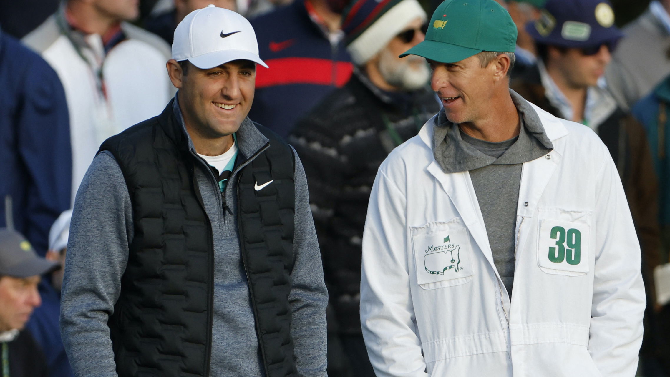 Scottie Scheffler's Nike Gilet catches the eye at The Masters