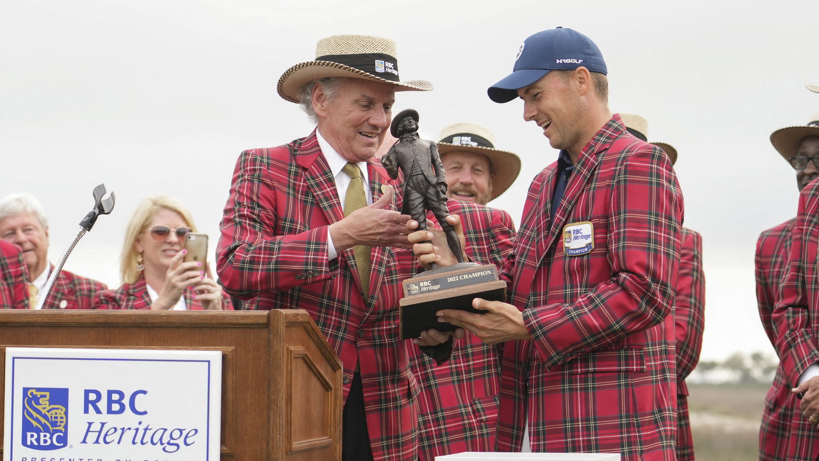 How much did Jordan Spieth and others win at the RBC Heritage on the PGA Tour