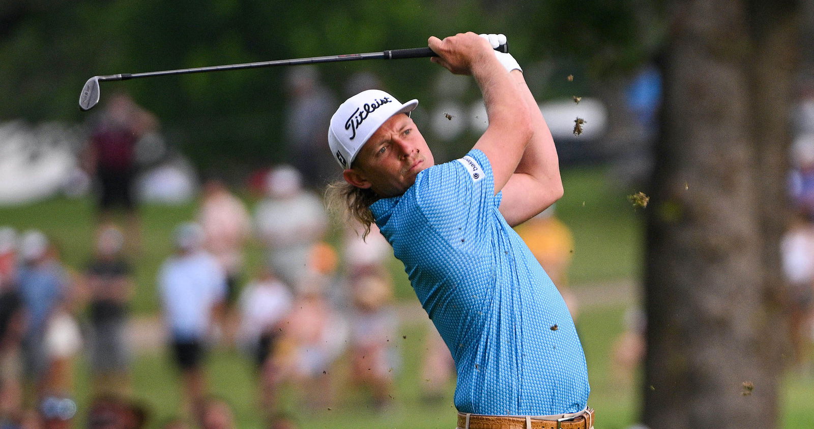 Cameron Smith hits PGA Tour pro ON THE HEAD with errant tee shot at US PGA