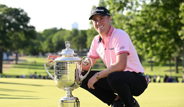 Justin Thomas on BEST BOGEY of his life at US PGA: "I cold shanked it"