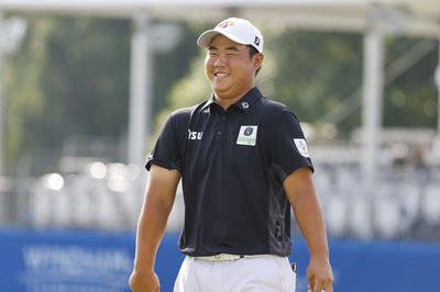 Wyndham Championship R2 | Kim laughs off a quad to co-lead on PGA Tour