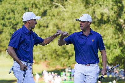 Justin Thomas and Jordan Spieth star for U.S. but International team fight back