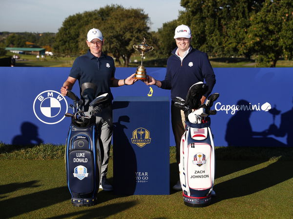 Ryder Cup captains Luke Donald and Zach Johnson mark "Year to Go" festivities